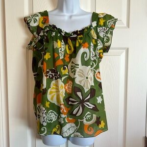 J Crew women’s size S small summer top tunic tank blouse, lightweight cotton